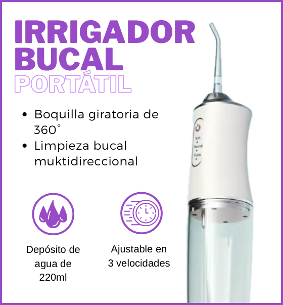 DENTAL FLOW IRRIGADOR BUCAL - Tecnología avanzada para una sonrisa saludable !