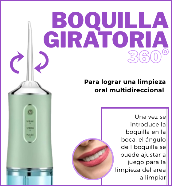 DENTAL FLOW IRRIGADOR BUCAL - Tecnología avanzada para una sonrisa saludable !