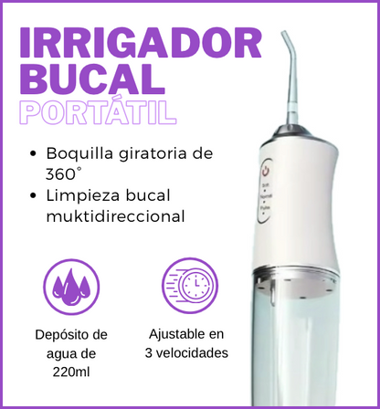 DENTAL FLOW IRRIGADOR BUCAL - Tecnología avanzada para una sonrisa saludable !